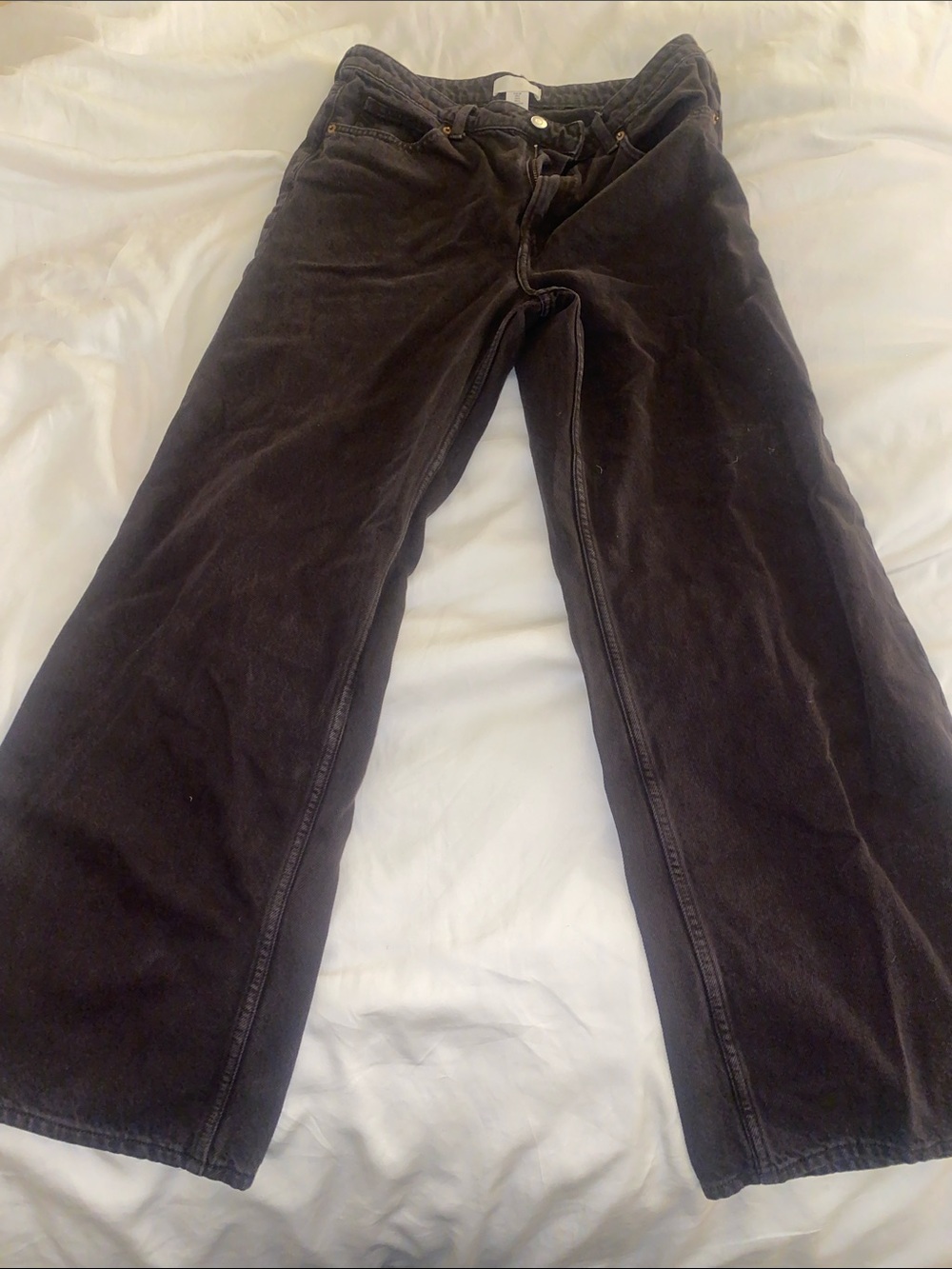 Brown H & M woman’s wide leg Jen’s